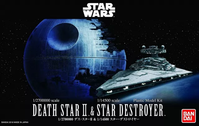 Revell/Bandai 01207 - Mort Star II + Impériale Star Destroyer - Neuf