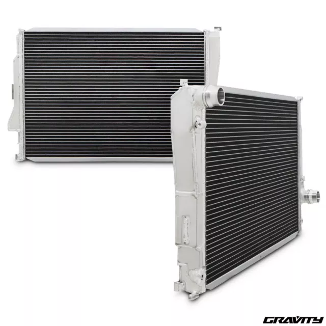 42mm ALUMINIUM ALLOY RACE SPORT ENGINE RADIATOR RAD FOR BMW 3 SERIES E46 M3