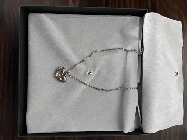 movado heart necklace with chain