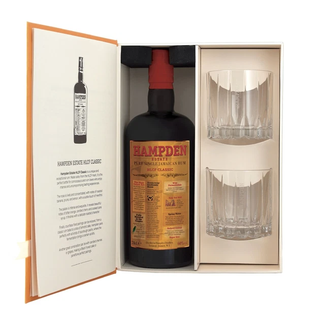 Hampden Distillery - Pure Single Jamaica Rum HLCF Classic Overproof Coffret + 2