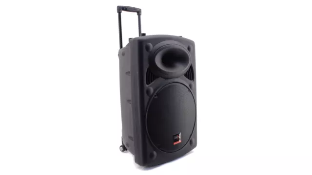 E-Lektron EL38-M Profi PA Anlage 900W Mobile Musikanlage Lautsprecher MP3 B-Ware