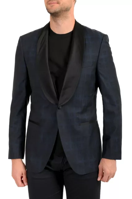 Hugo Boss Men's "T-Herve" Slim Fit Wool One Button Tuxedo Blazer US 38R IT 48R