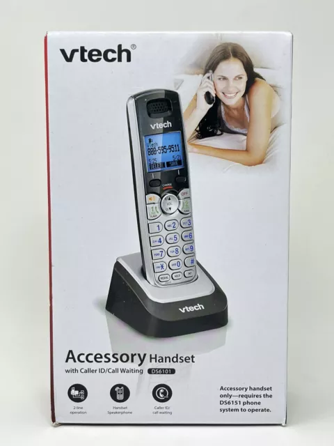 VTech DS6151 DECT 6.0 Expandable 2 Line Phone System Plus 6 DS6101