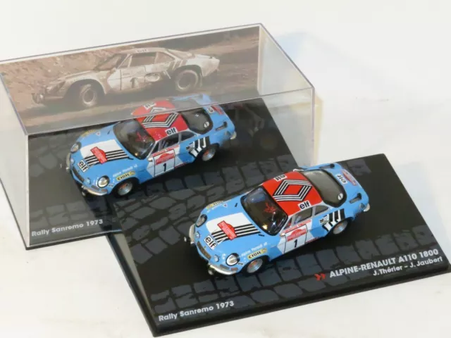 1/43 Renault Alpine A110 1800  Rally Sanremo 1973  J.L.Therier / J.Jaubert