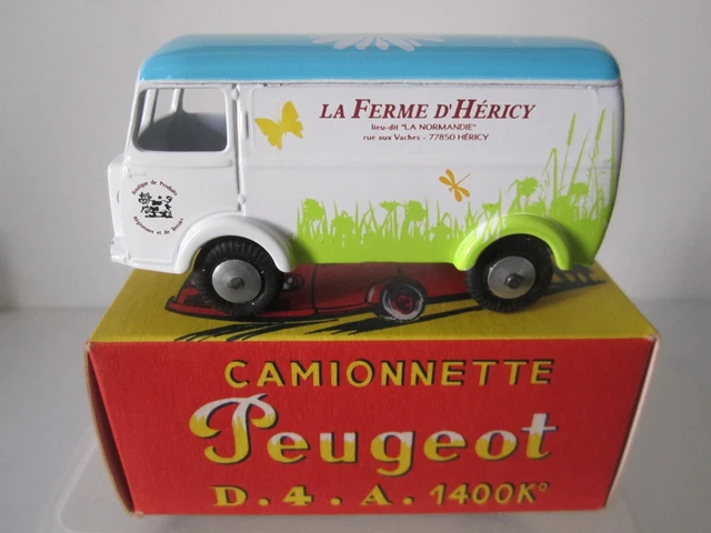 Camion Miniature Peugeot D4A "La Ferme D'Héricy" - Marque Quiralu/Eligor, Occasion