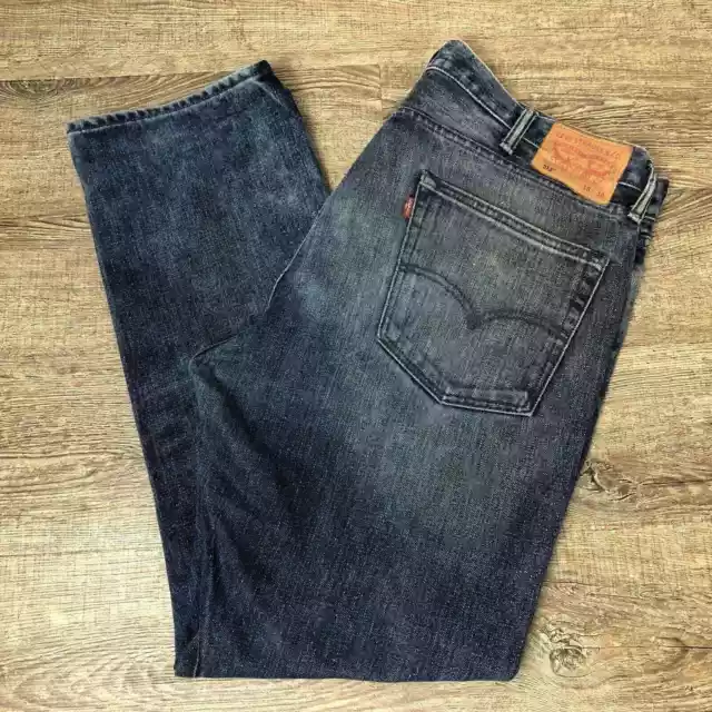 Levi's 513 Slim Straight Fit Jeans Men's Size 38 x 30 Dark Indigo