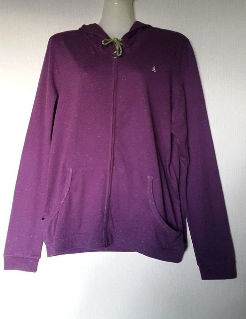 🏃‍♀️【Sweat Zippé LE COQ SPORTIF】 Running Femme Taille M - Rose Fuchsia/Violet