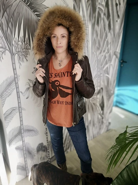 Veste En Cuir Oakwood Femme - Modèle Vegas Buffle - Bordeaux Vieilli - Taille XL - Neuf Avec étiquettes