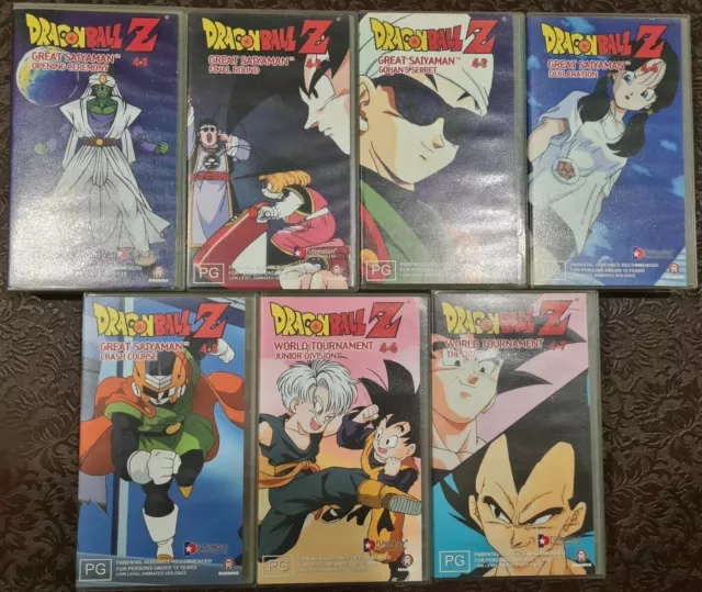 Dragon Ball Z -Namek Saga VHS 9-Tape Box Set 1998 Complete Anime