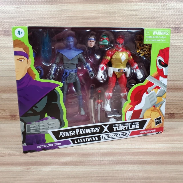 Power Rangers Teenage Mutant Ninja Turtles Foot Soldier Tommy Morphed Rafael