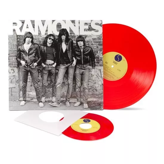 THE Ramones Ramones RED VINYL Mono LP + Bonus 7" SINGLE Mono BLITZKRIEG BOP