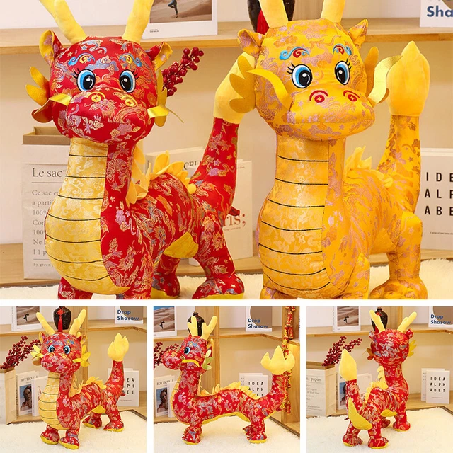 Stuffed Plush Dragon Soft Plushies Cute Toy for Gifts mascot 3D R