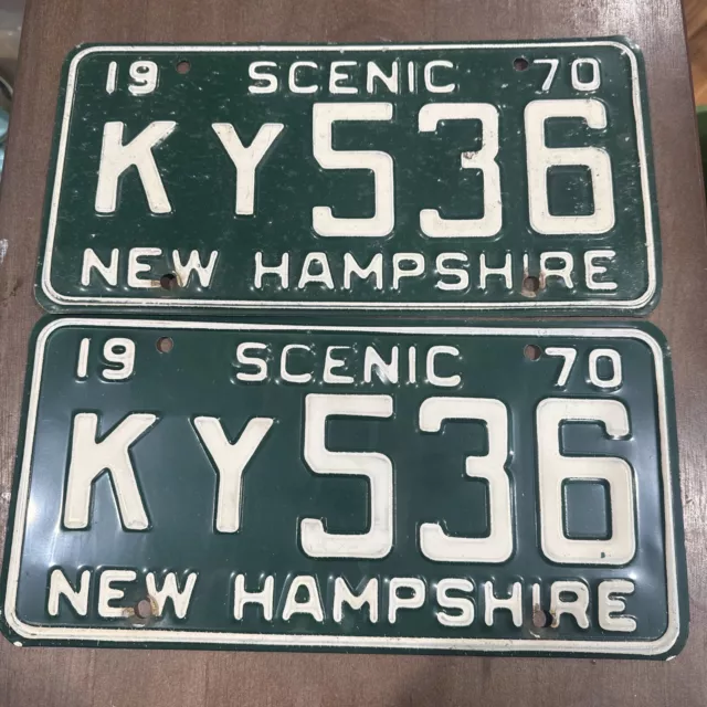 PAIR New Hampshire Scenic License Plate #KY536