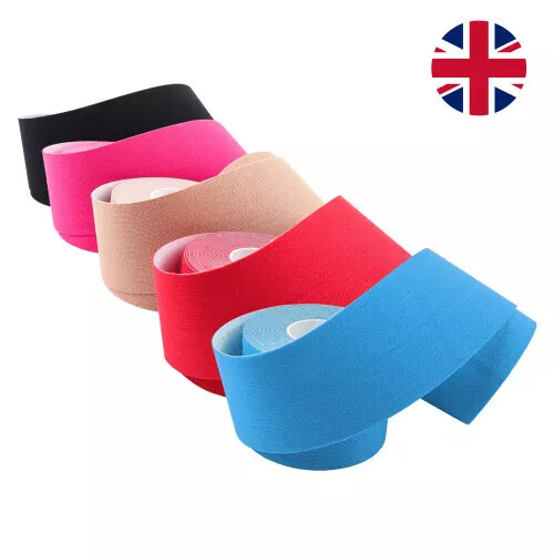 6 Rolls 5cm x 5m Kinesiology Tape KT Muscle Strain Injury Support Physio Sports