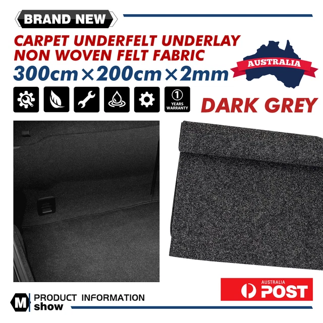6M² HEAVY DUTY Car Carpet Underfelt Underlay Felt for moulded Car