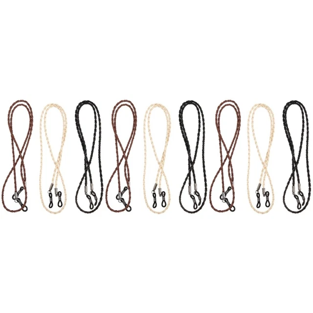 9 piezas Gafas Cordones Gafas decorativas Cordones Gafas prácticas