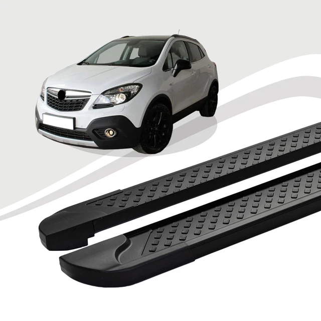 Pedane Opel Mokka da Anno Costruzione 06/2012-08/2016 Almo Nero Con Tüv E ABE