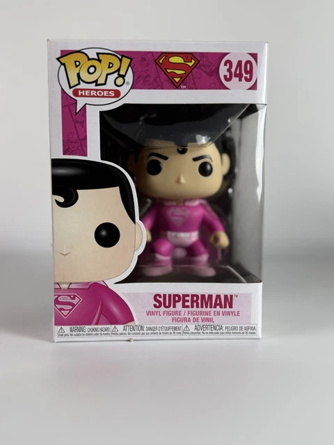 Funko POP! Superman – Breast Cancer Awareness Edition – DC Comics Vinylfigur 9,5 Cm – Sammlerstück & Geschenk