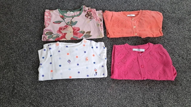 Girls Summer Clothes Bundle - Age 2-3 Years Boden, M&S and Joules tops cardigan