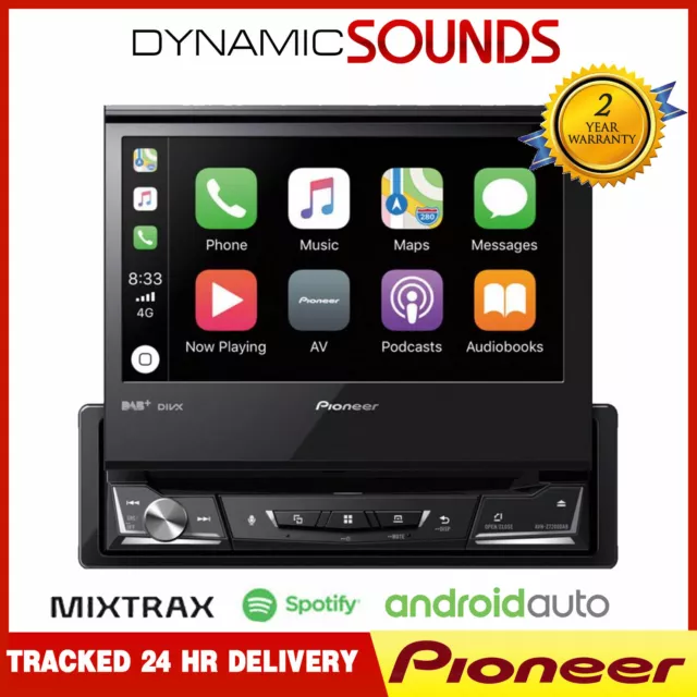 PIONEER AVH-Z7200DAB 7 Flip-Out DAB Car Play Android Auto