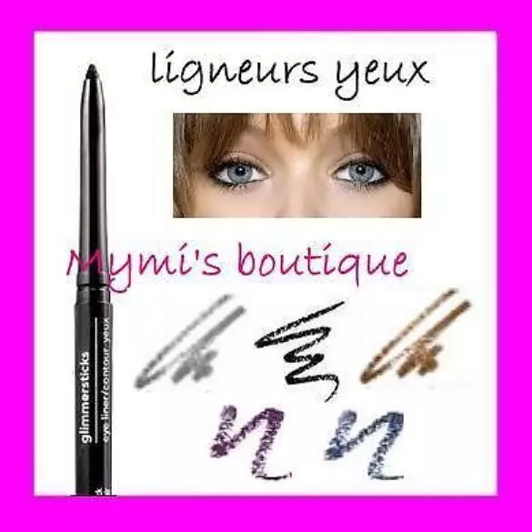 Crayon yeux ligneur rétractable Avon - eyeliner glimmerstick très longue tenue