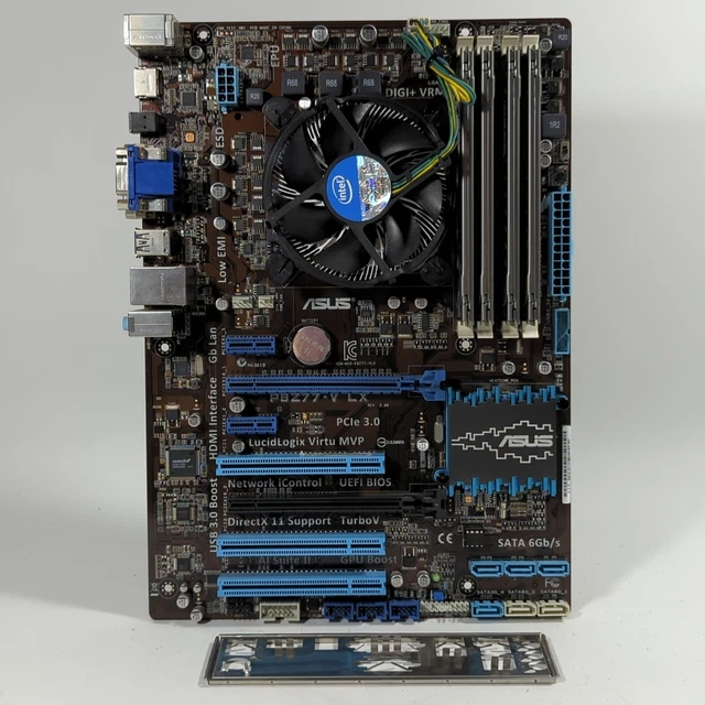 CPU i5 3470、P8H77-V、メモリ16GB ASUS P8Z77-V LX i5-3470 Quad Core 3.2GHz 16GB DDR3 LGA1155