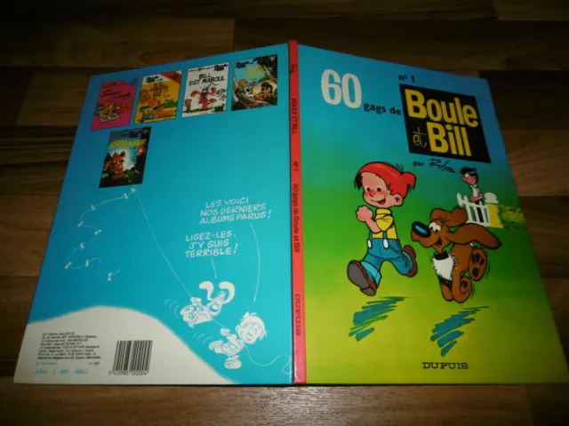 Roba -- 60 GAGS de BOULE & BILL # 1 -- french Hardcover, Dupuis 1984