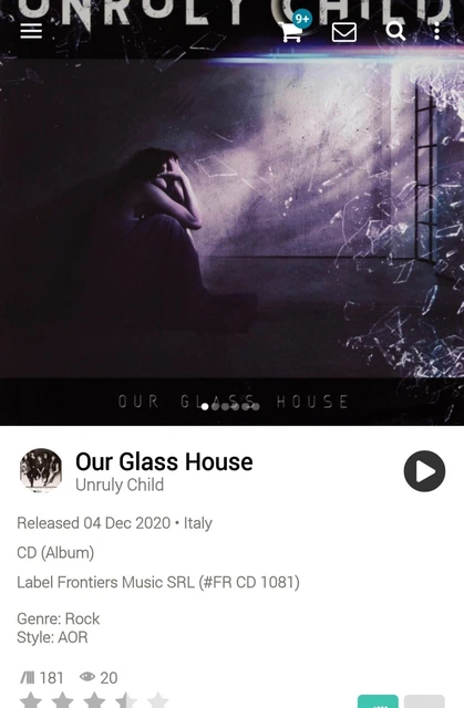 UNRULY CHILD OUR Glass House (CD) Album EUR 14,69 - PicClick DE