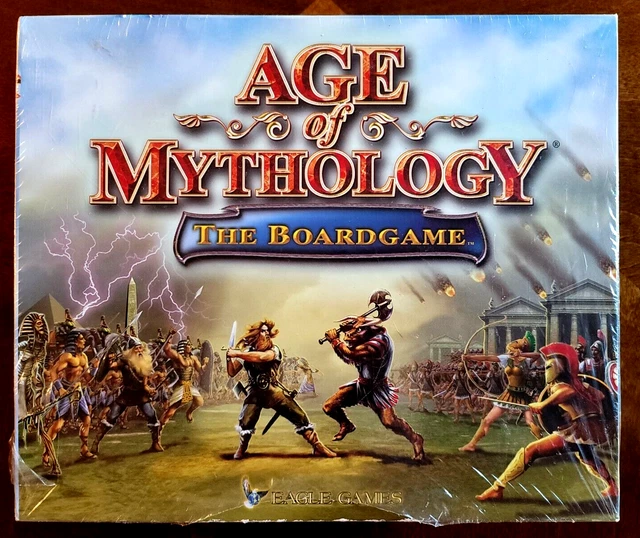 Age Of Mythology Mint Board Game Fantasy War Eagle Games 2003 SEALED Age Of Mythology Mint Board Game Fantasy War Eagle Games 2003 SEALED