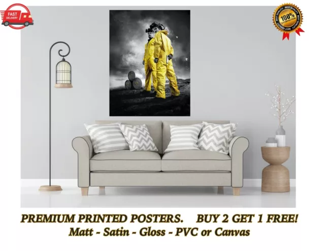 Breaking Bad großes Poster Kunstdruck Geschenk A0 A1 A2 A3 A4 Maxi