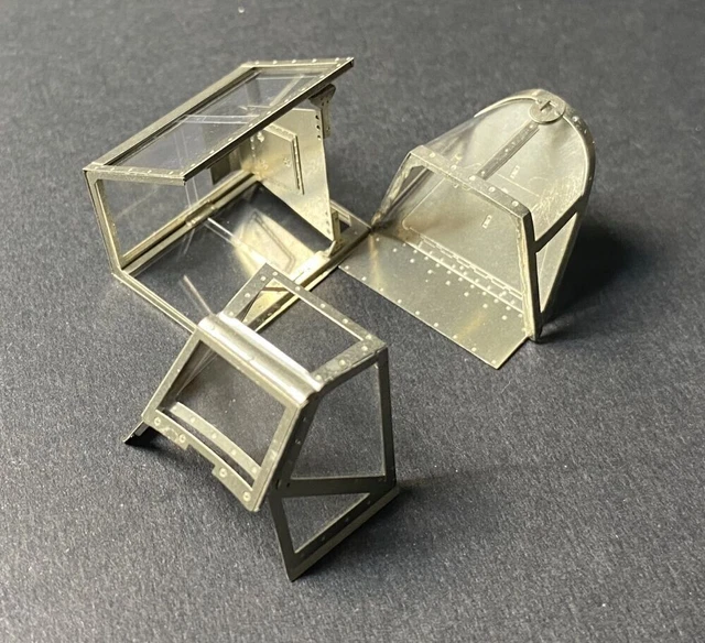 AIRSCALE 1/24 MESSERSCHMITT Bf109E Canopy Frame set for Airfix kit $50. ...