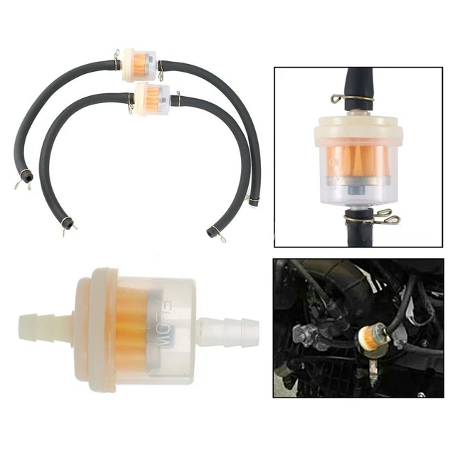 2 pezzi filtro benzina 6 mm tubo filtro carburante auto moto per scooter qu