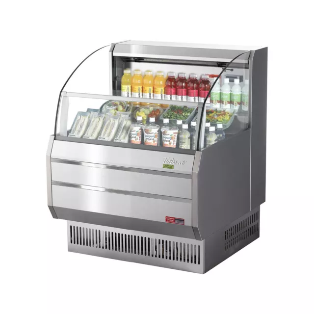 Turbo Air TOM-30SS-N 28" Horizontal Open Display Merchandiser
