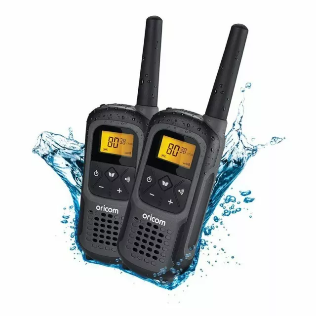 Oricom UHF2500 2 watt Waterproof Handheld UHF CB Radio Twin Pack