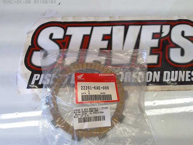 NOS HONDA 22201-KAE-000 Cl Friction Disk $23.74 - PicClick CA