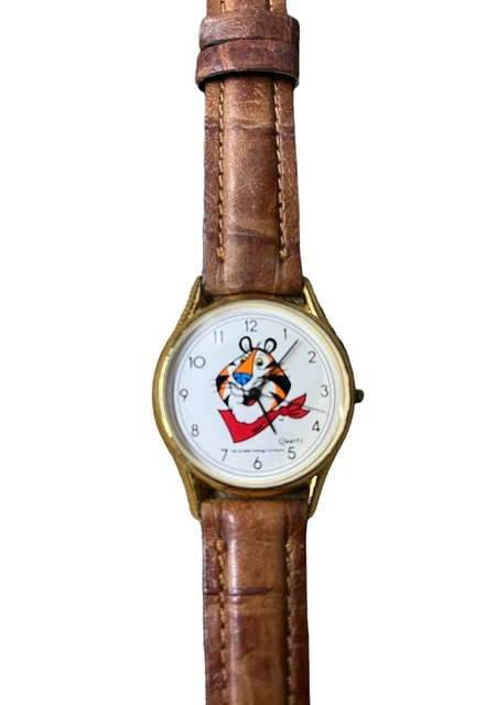 TONY THE TIGER WATCH Sealed In Plastic NOS Cereal Box Toy  display picture 2