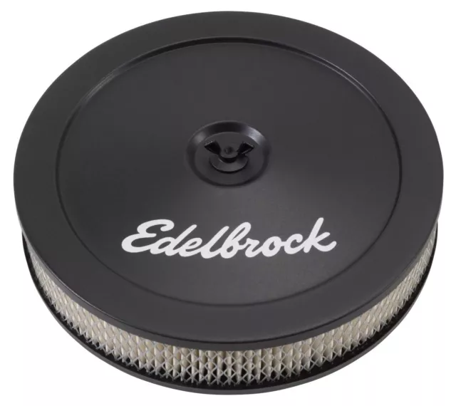 Edelbrock 1203 Pro-Flo Black 10" Round Air Cleaner / Filter