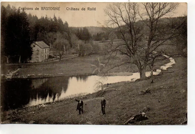 BELGIQUE - BELGIE - Old Postcard - Environs de BASTOGNE - Le Chateau de Rollé