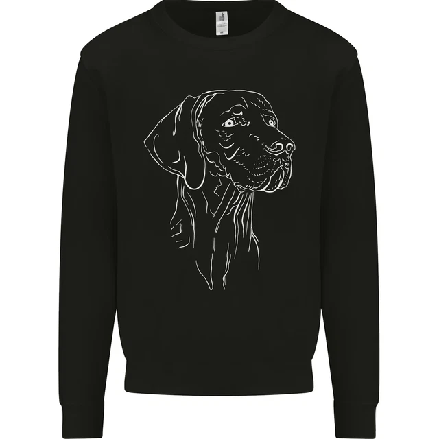 A Weimaraner Face Kids Sweatshirt Jumper