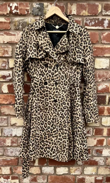 Hobbs leopard print coat 2025