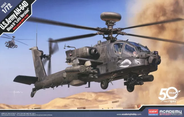 Academy 12551 1/72 U.S.Army AH-64D Block II `Late Version` Plastic Model Kit