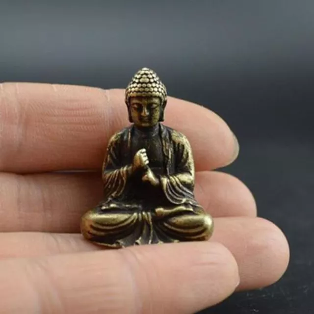 Sacred Chinese Buddhism Bronze Sakyamuni Buddha Ornament – Luck and Faith
