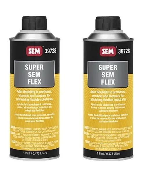 SEM 39728 Super Sem Flex Color Coat Additive Restoration Pint (2 Pack)