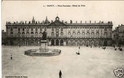 CPA 54 NANCY  place stanislas  hotel de ville