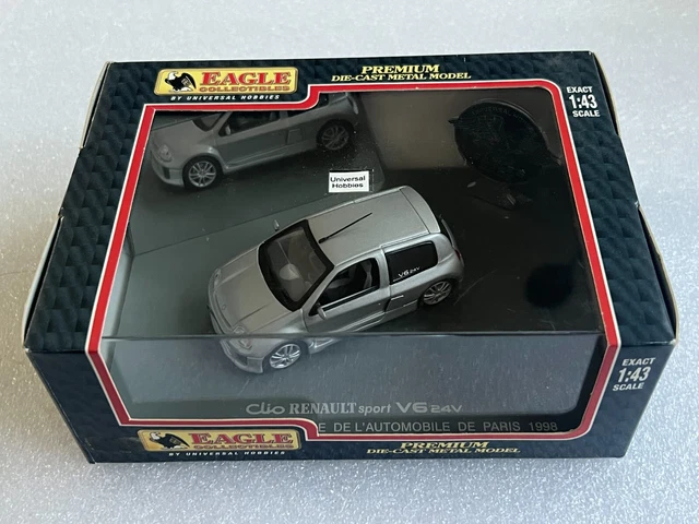 EAGLE UNIVERSAL HOBBIES Renault Clio Sport V6 24V 1998 1/43 Voiture Miniature