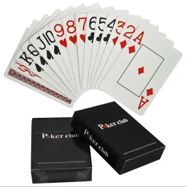 New Poker Club 100% Plastic Playing Cards Waterproof