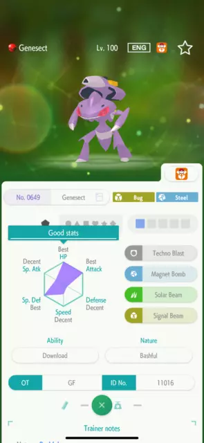 Pokemon Sword and Shield // 6IV Shiny GENESECT Event (Download Now