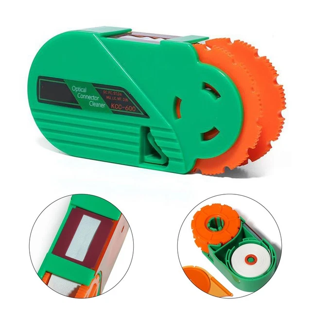 Easy to Use Fiber Cleaning Box for SC/FC/LC/ST Connectors Durable and Portable