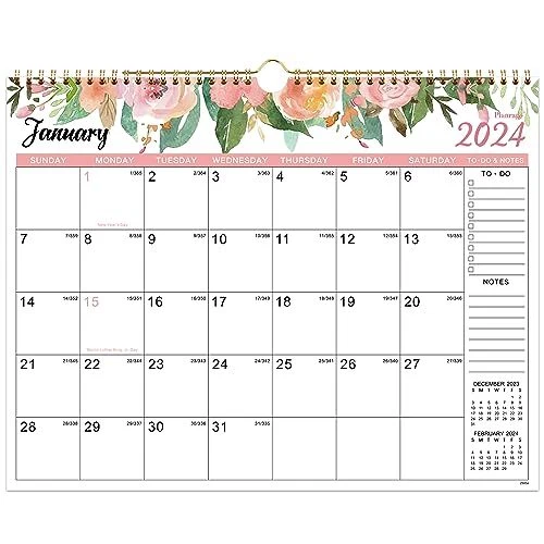 2024 WALL CALENDAR 12 Monthly Calendar 2024, January. 2024 December