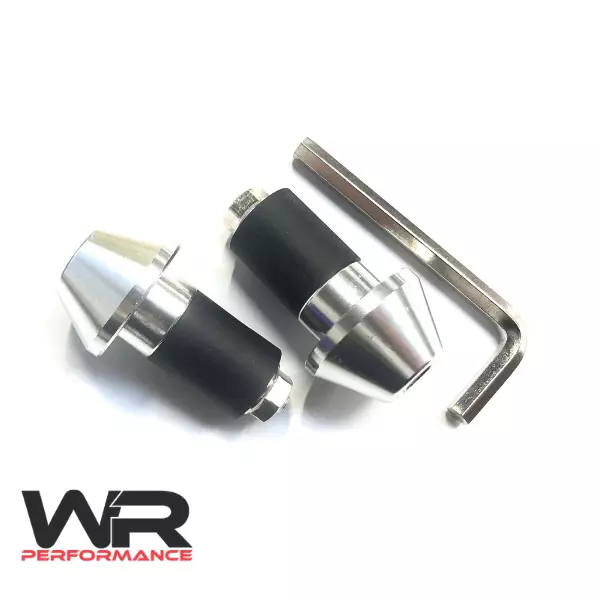 Handlebar Bar End Weights Silver for Triumph Street Triple 660S 765R 765S